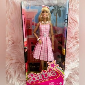 Barbie the Movie Collectible Doll in Pink Gingham Outfit